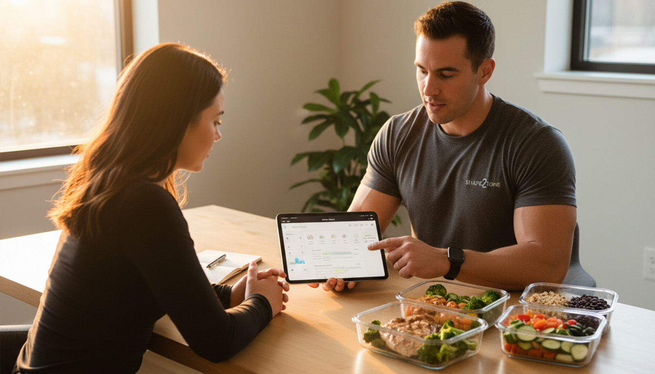 Shape2Tone nutrition coaching consultation Orange County California